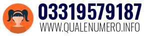 Numero di telefono 03319579187 03319579187