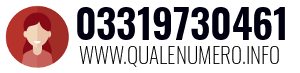 Numero di telefono 03319730461 03319730461