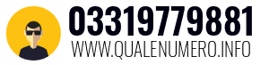 Numero di telefono 03319779881 03319779881
