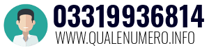 Numero di telefono 03319936814 03319936814