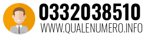 Numero di telefono 0332038510 0332038510