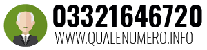 Numero di telefono 03321646720 03321646720