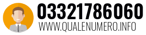 Numero di telefono 03321786060 03321786060