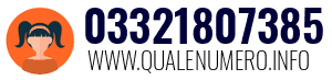Numero di telefono 03321807385 03321807385