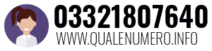 Numero di telefono 03321807640 03321807640