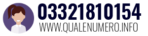 Numero di telefono 03321810154 03321810154