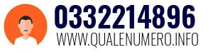Numero di telefono 0332214896 0332214896