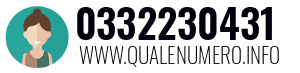 Numero di telefono 0332230431 0332230431