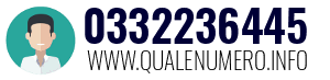 Numero di telefono 0332236445 0332236445