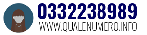 Numero di telefono 0332238989 0332238989