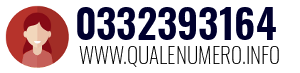 Numero di telefono 0332393164 0332393164