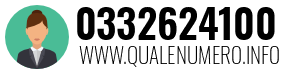 Numero di telefono 0332624100 0332624100