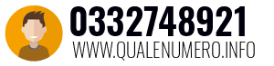 Numero di telefono 0332748921 0332748921