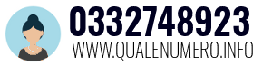 Numero di telefono 0332748923 0332748923