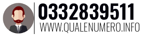 Numero di telefono 0332839511 0332839511
