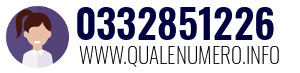 Numero di telefono 0332851226 0332851226