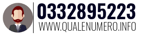 Numero di telefono 0332895223 0332895223