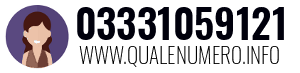 Numero di telefono 03331059121 03331059121