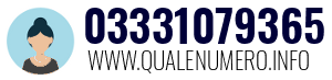 Numero di telefono 03331079365 03331079365