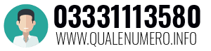 Numero di telefono 03331113580 03331113580