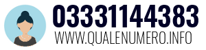 Numero di telefono 03331144383 03331144383