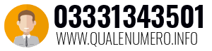 Numero di telefono 03331343501 03331343501