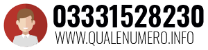 Numero di telefono 03331528230 03331528230