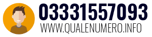Numero di telefono 03331557093 03331557093