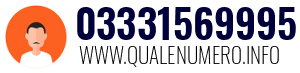 Numero di telefono 03331569995 03331569995