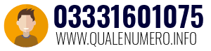 Numero di telefono 03331601075 03331601075