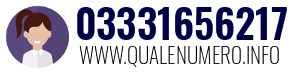 Numero di telefono 03331656217 03331656217