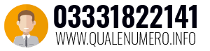Numero di telefono 03331822141 03331822141