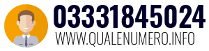 Numero di telefono 03331845024 03331845024