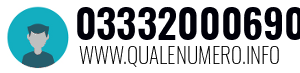Numero di telefono 03332000690 03332000690