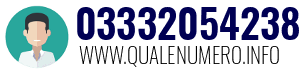 Numero di telefono 03332054238 03332054238
