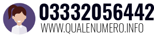 Numero di telefono 03332056442 03332056442
