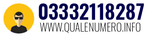 Numero di telefono 03332118287 03332118287
