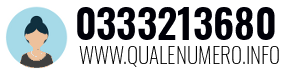 Numero di telefono 0333213680 0333213680
