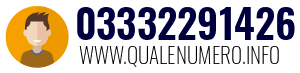 Numero di telefono 03332291426 03332291426