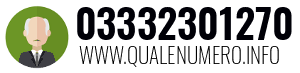 Numero di telefono 03332301270 03332301270