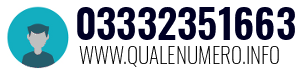 Numero di telefono 03332351663 03332351663