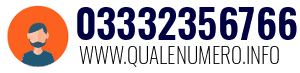 Numero di telefono 03332356766 03332356766