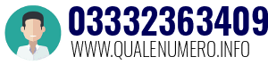 Numero di telefono 03332363409 03332363409