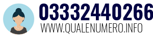 Numero di telefono 03332440266 03332440266