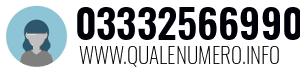 Numero di telefono 03332566990 03332566990