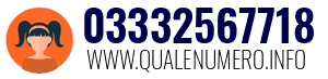 Numero di telefono 03332567718 03332567718
