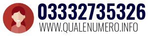 Numero di telefono 03332735326 03332735326