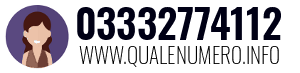 Numero di telefono 03332774112 03332774112