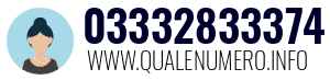 Numero di telefono 03332833374 03332833374