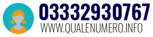 Numero di telefono 03332930767 03332930767
